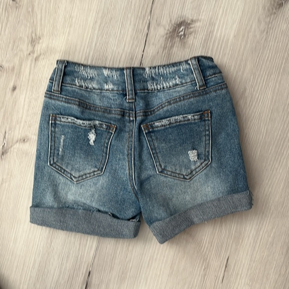 Chelsea +Violet Kids denim shorts NWT Size 7 - Picture 4 of 4